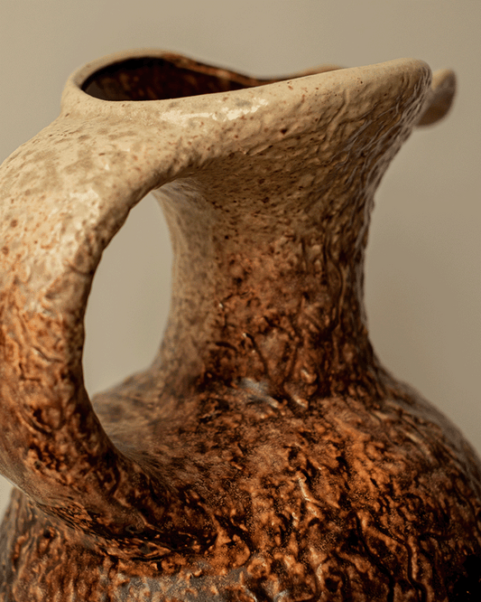 Vintage Pottery Lava Vase