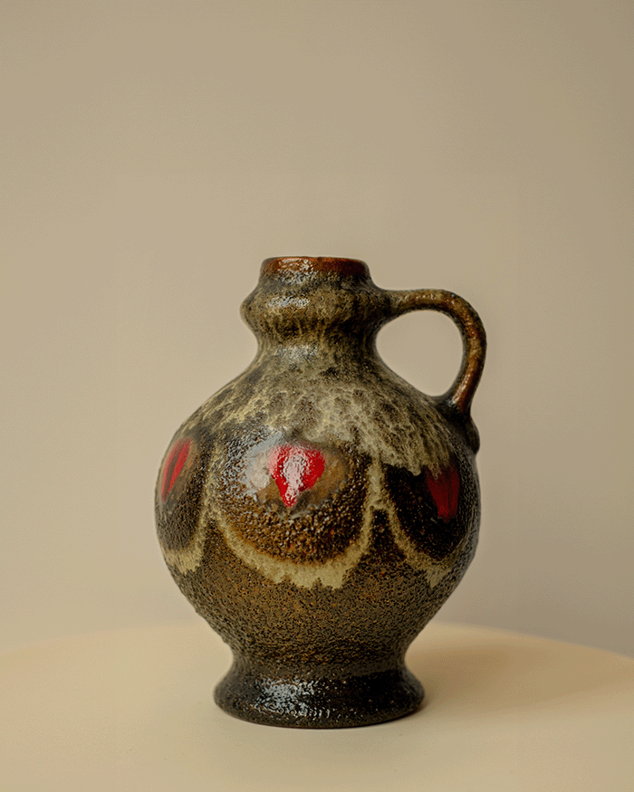 Fat Lava Jug Vase