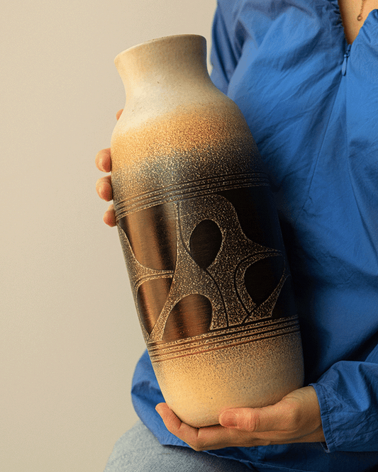 Ethnic Ceramic Vase by Serra