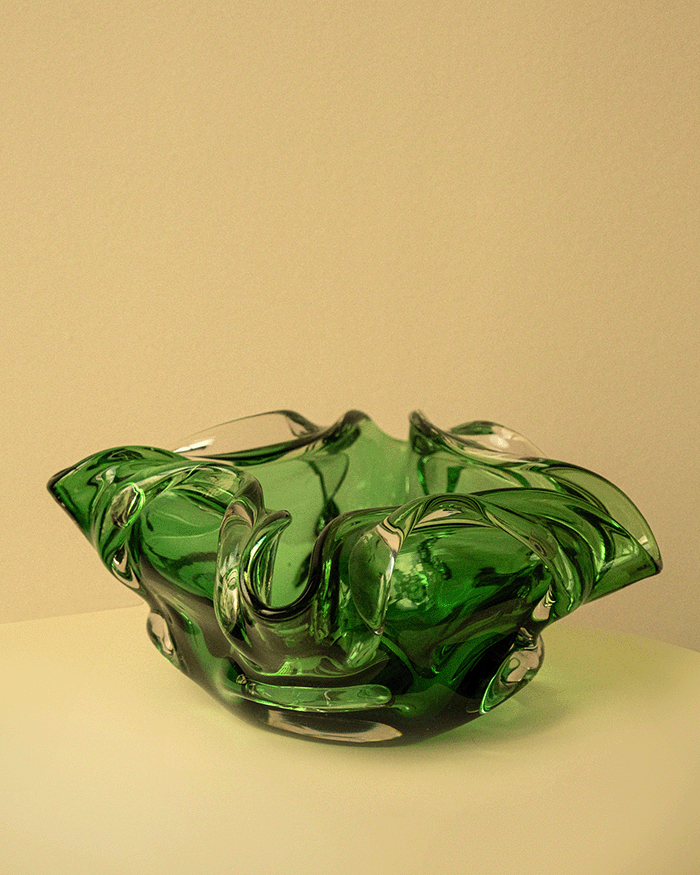 Mid-Century Murano Sommerso Glass Centerpiece