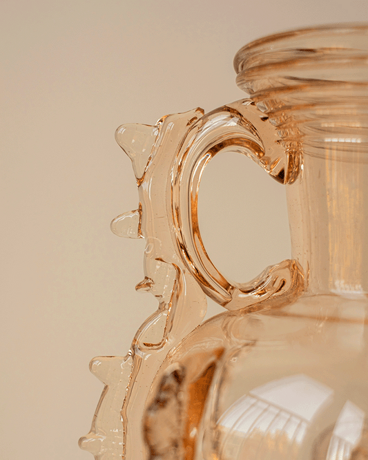 Mallorcan Glass Vase, 1960s