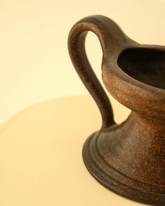 Mid-Century Ceramic Candle Holder