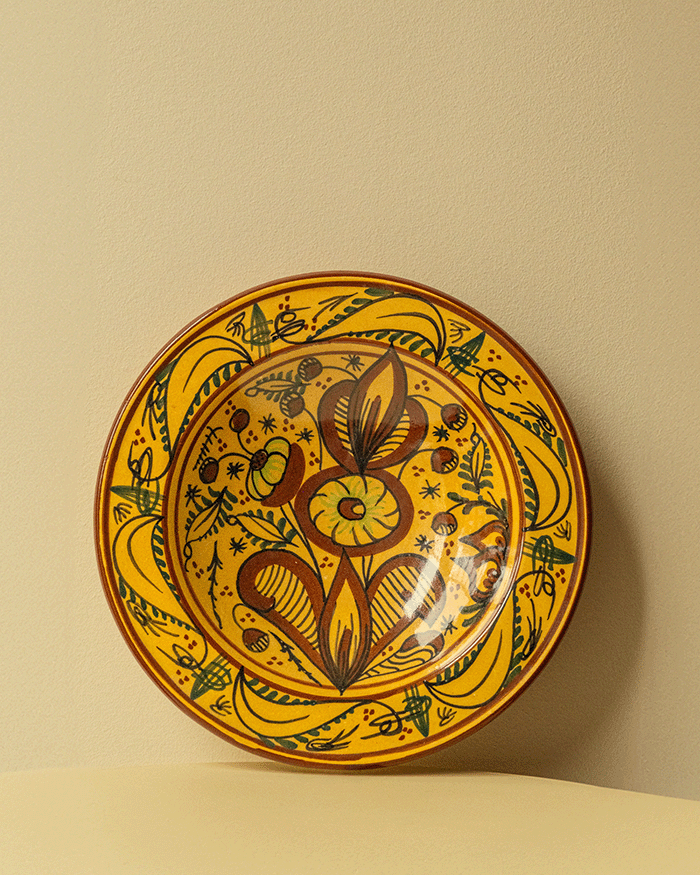 Set of 3 Decorative Spanish Ceramic Plates