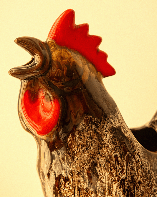 Vallauris Ceramic Rooster Pitcher
