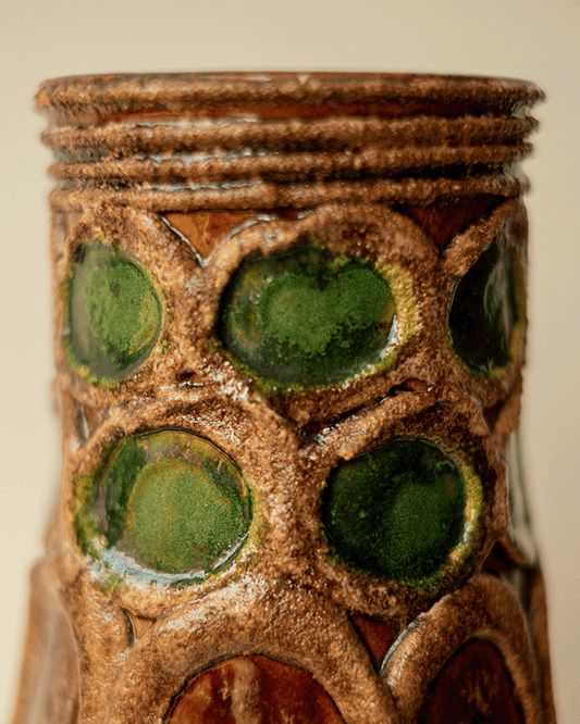 Embossed & Glazed Vase