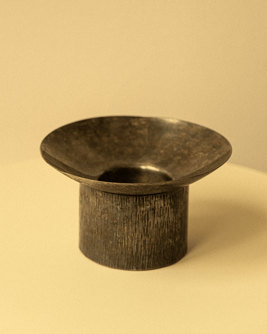 Hand-Carved Wooden Candle Holder (Copia)