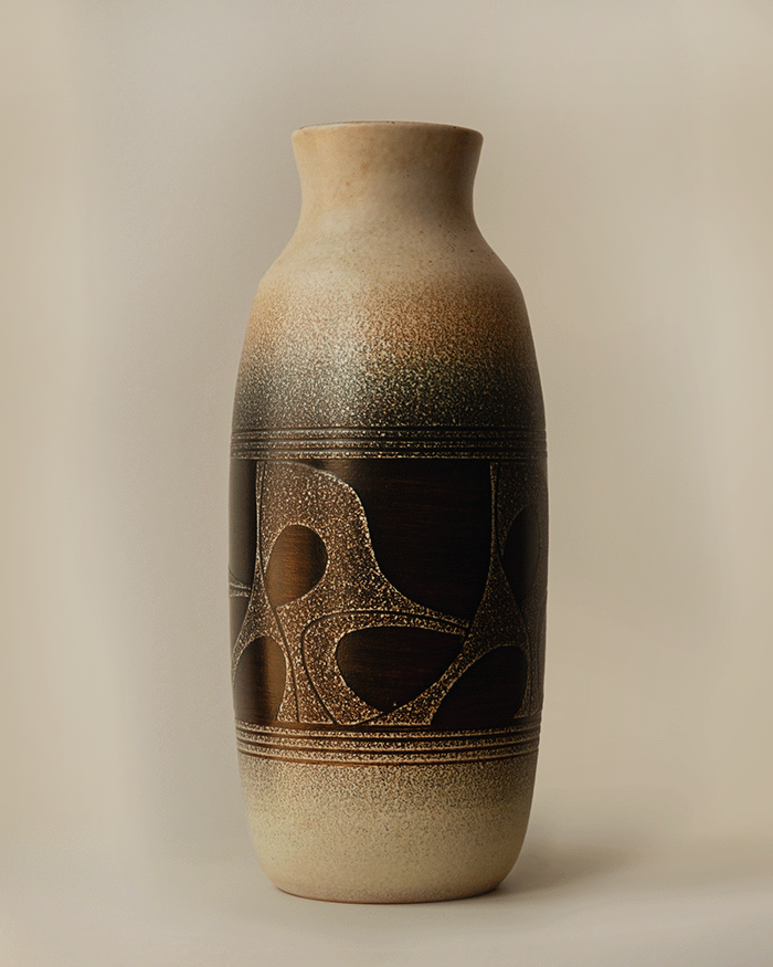 Ethnic Ceramic Vase by Serra