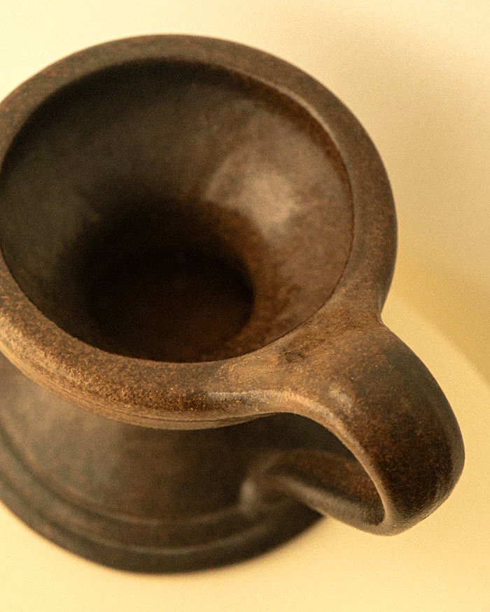 Mid-Century Ceramic Candle Holder