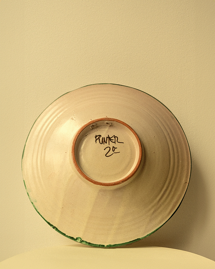 Pair of Ceramic Plates by Domingo Punter