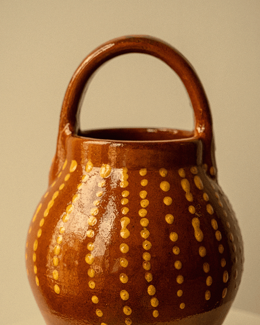Glazed Terracotta Botijo