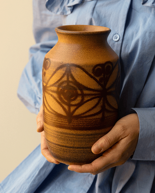 Vintage 1970s Serra Ceramic Vase