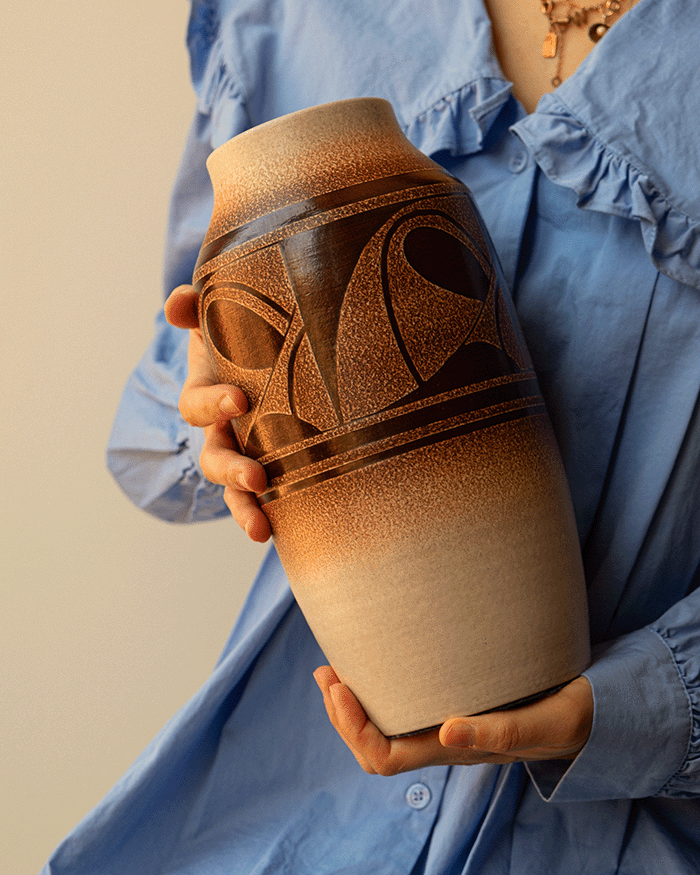 Catalan Ethnic Vase by Serra