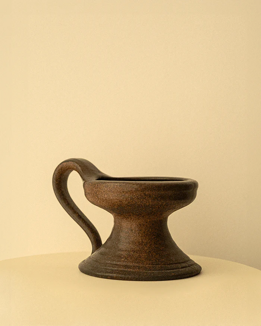 Mid-Century Ceramic Candle Holder