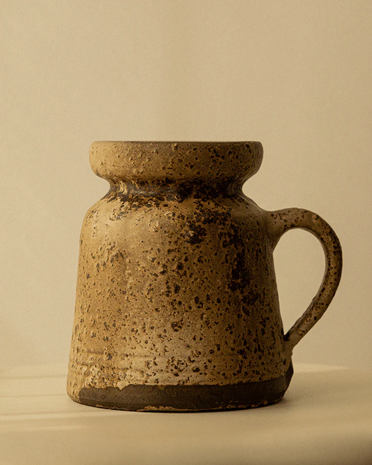 Rustic Stoneware French Pitcher