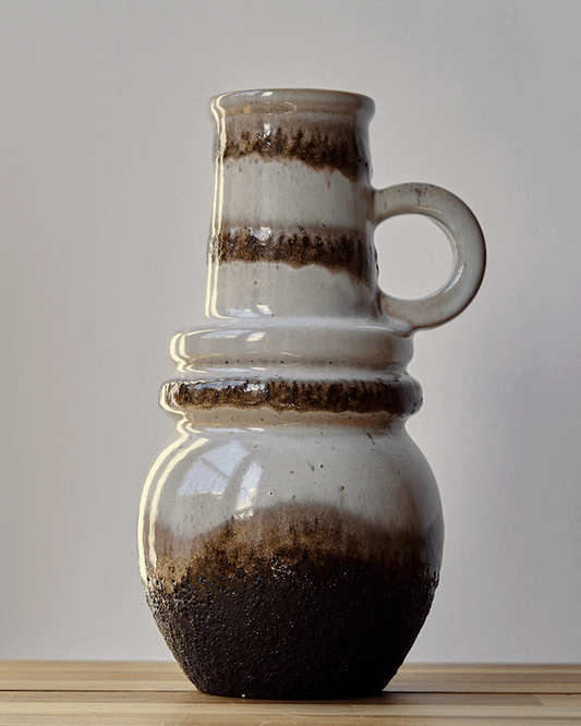 West German Fat Lava vase
