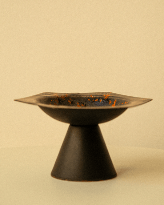 Vintage 1970s Iron Candlestick Holder