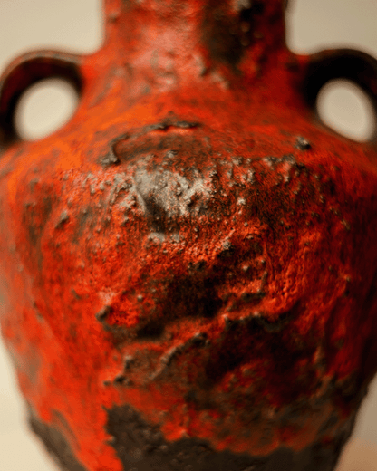 West German Fat Lava Vase