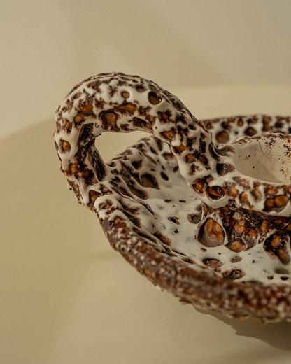 Vallauris Ceramic Candlestick