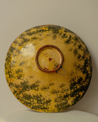 Large Catalan Ceramic Plate