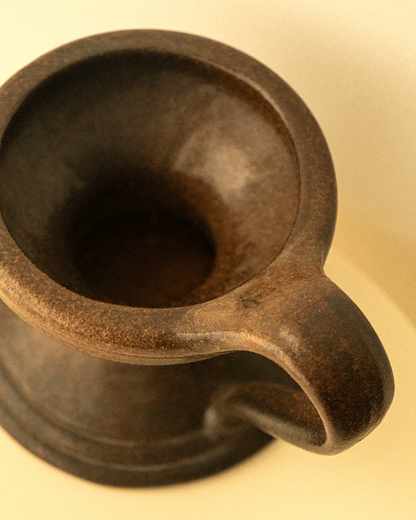 Mid-Century Ceramic Candle Holder