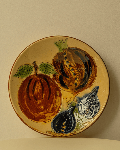 Set of 4 Ceramic Plates by Puigdemont